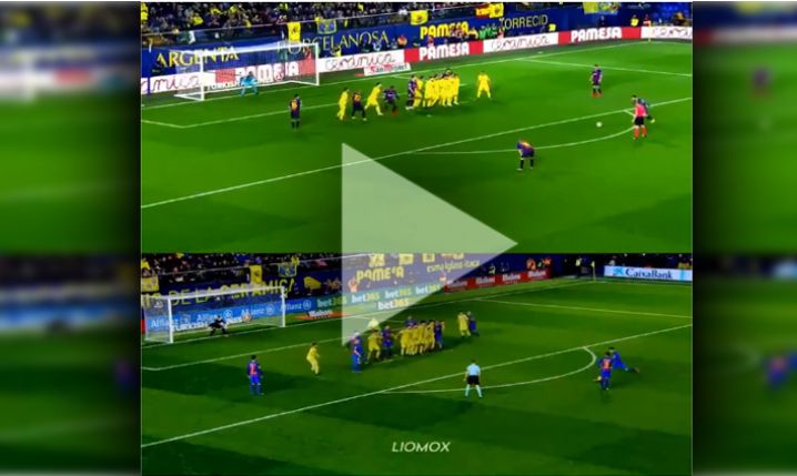 Messi już kiedyś strzelił z Villarreal TAKIEGO gola z wolnego! [VIDEO]